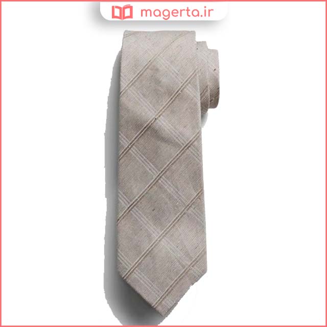کراوات کتان ابریشمی پهن مردانه