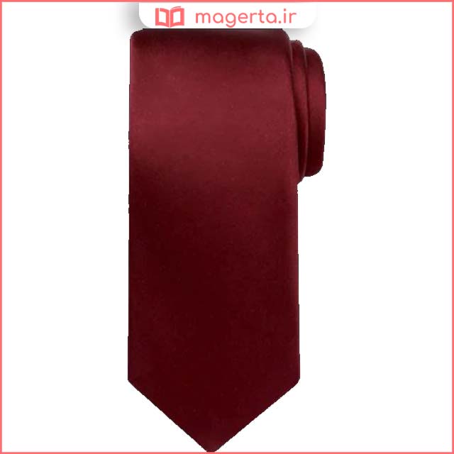 کراوات ساده قرمز شیک مردانه