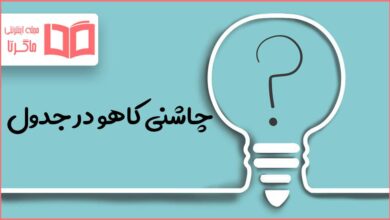 چاشنی کاهو در جدول