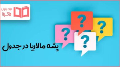 پشه مالاریا در جدول
