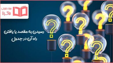رسیدن به مقصد یا یافتن راه آن در جدول