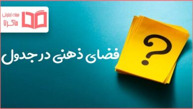 فضای ذهنی در جدول