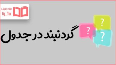 گردنبند در جدول