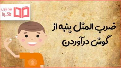 ضرب المثل پنبه از گوش درآوردن