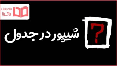 شیپور در جدول