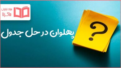 پهلوان در حل جدول