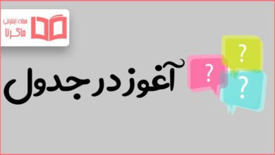 آغوز در جدول