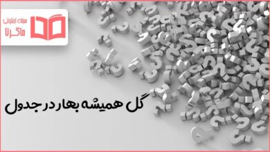 گل همیشه بهار در جدول