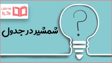 شمشیر در جدول
