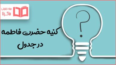 کنیه حضرت فاطمه در جدول