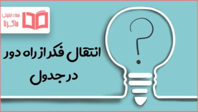 انتقال فکر از راه دور در جدول