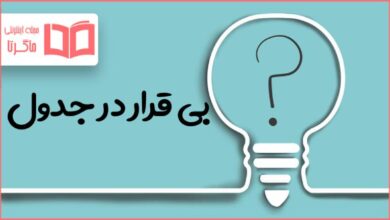 بی قرار در جدول