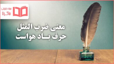 معنی ضرب المثل حرف باد هواست