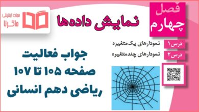 جواب 105 و 106 و 107 ریاضی دهم انسانی