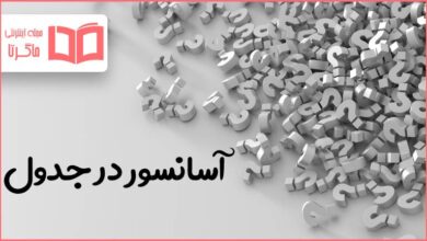 آسانسور در جدول