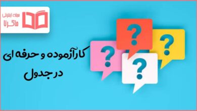 کارآزموده و حرفه ای در جدول