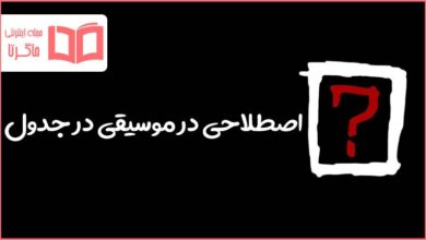 اصطلاحی در موسیقی در جدول