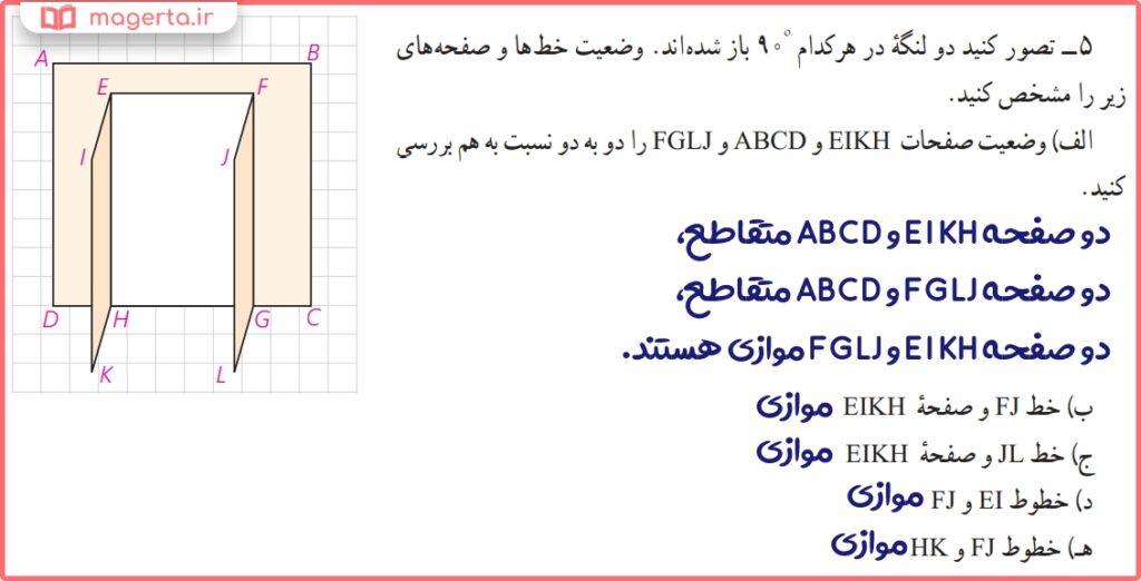 توضیح و تدریس صفحه 85 هندسه دهم