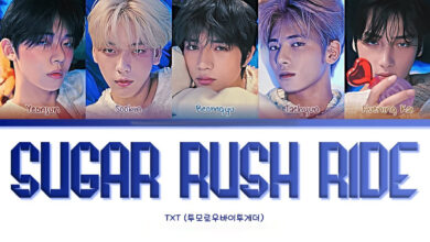 متن و ترجمه آهنگ Sugar Rush Ride از TXT
