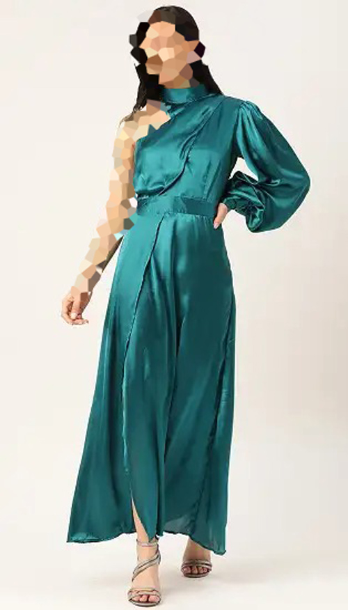 مدل لباس با پارچه ساتن امریکایی