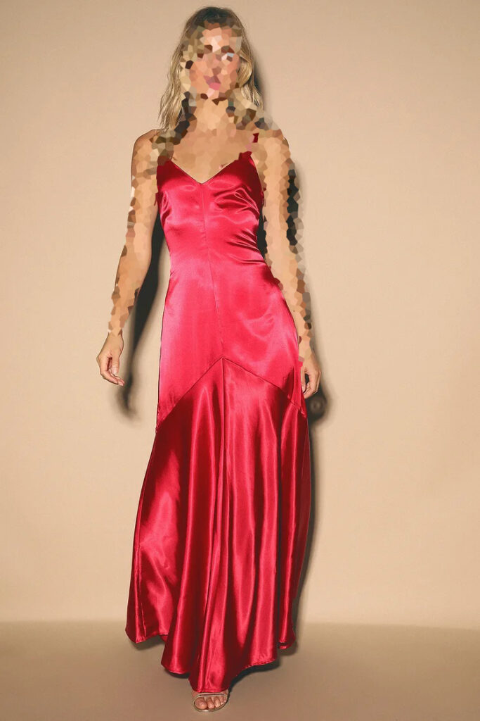 مدل لباس با پارچه ساتن سیلک‬‎ 