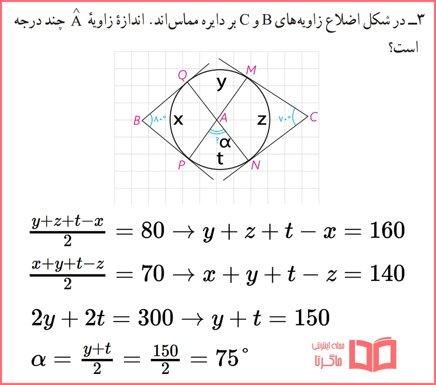 گام به گام سوالات صفحه 17 هندسه کلاس یازدهم