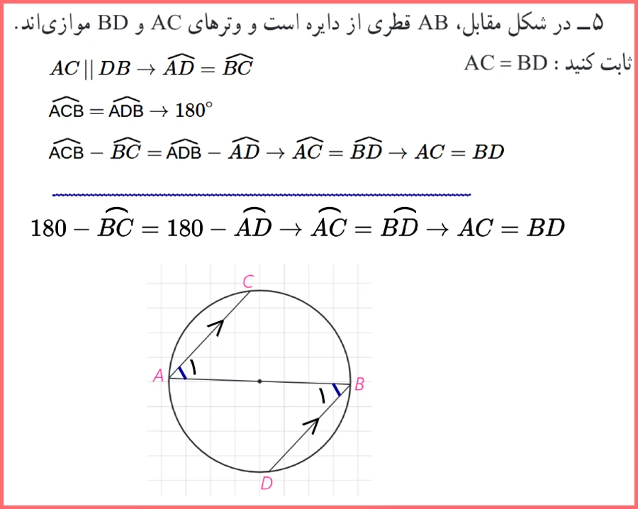 پاسخ سوالات صفحه هفدهم هندسه پایه یازدهم