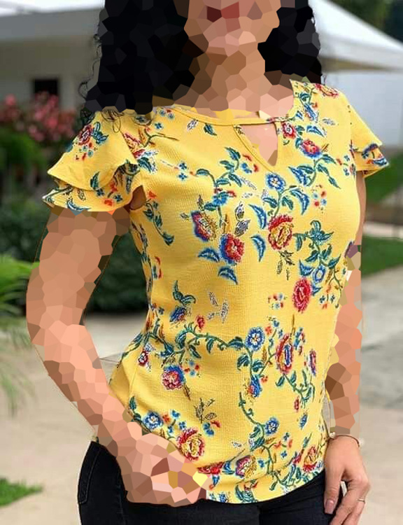 مدل پیراهن مجلسی دخترانه رنگ زرد