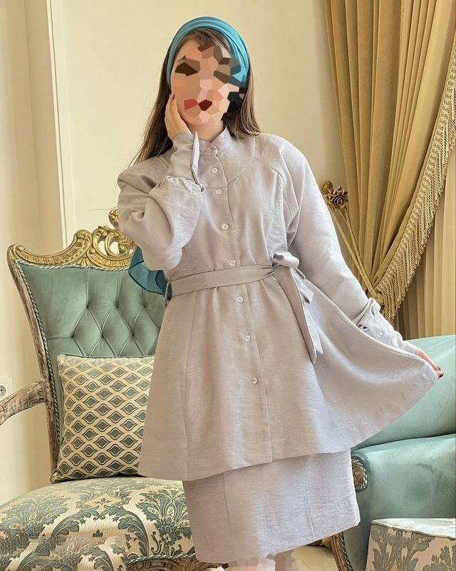 مدل لباس مانتو خانگی دخترانه برای عید نوروز 
