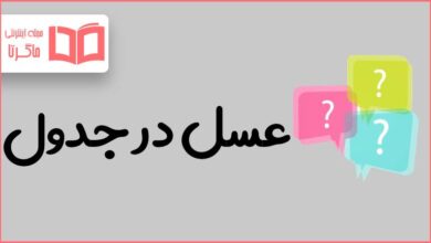 عسل در جدول