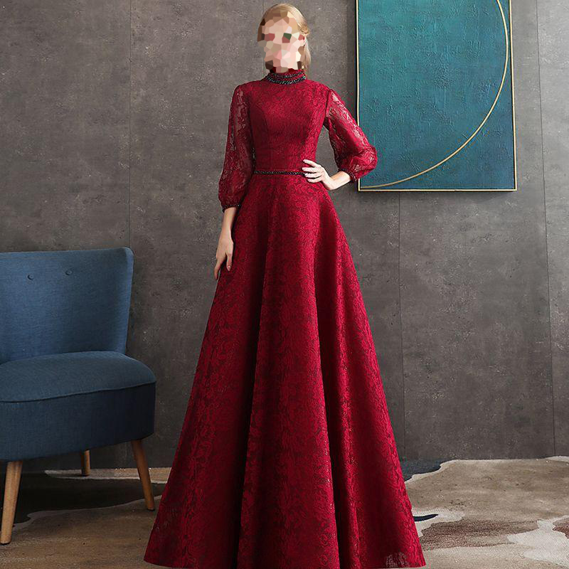 مدل لباس نامزدی بلند قرمز دخترانه