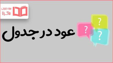 عود در جدول