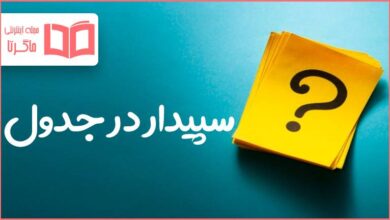 سپیدار در جدول