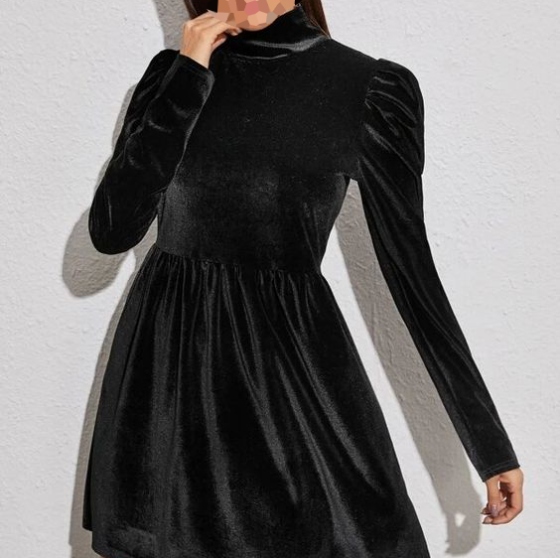 مدل لباس شب مجلسی با پارچه مخمل با کیفیت