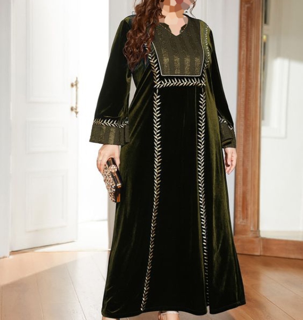 مدل لباس عربی مشکی زنانه