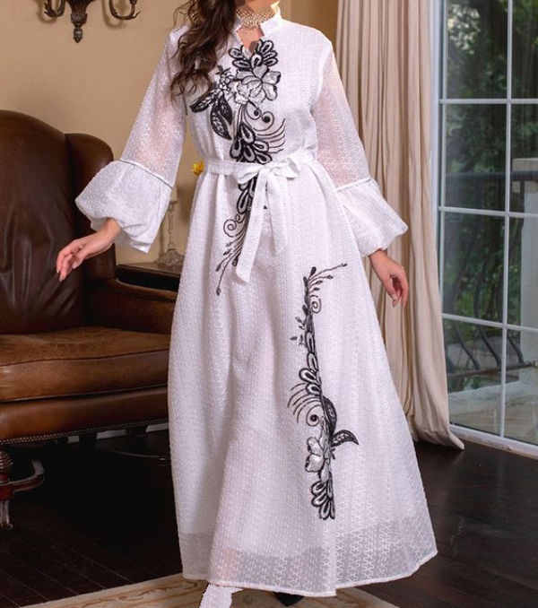 مدل لباس عربی آستین بلند
