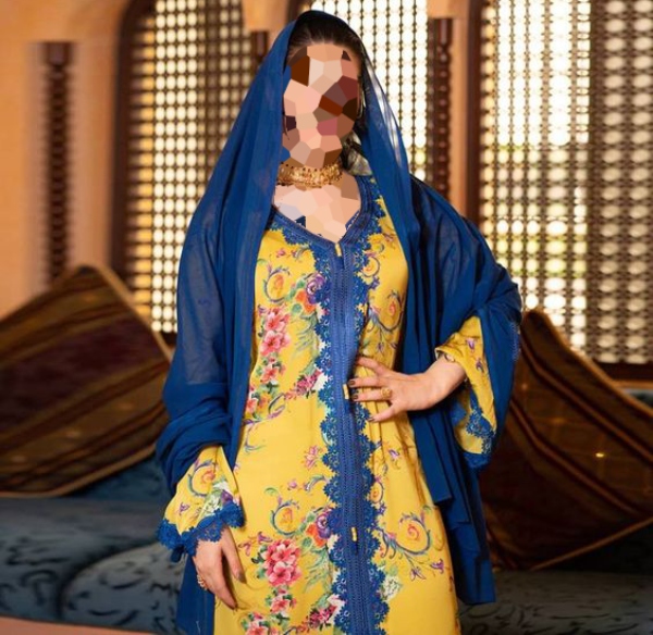 مدل لباس عربی زنانه مناسب خانم های لاغر و کشیده