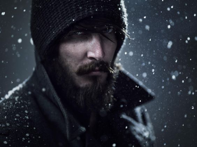 ژست عکس برفی دخترانه