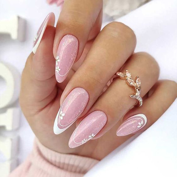 مدل ناخن عروس جدید سفید