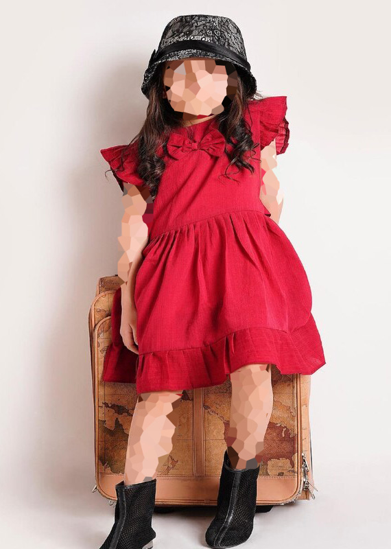 مدل لباس ابروبادی بچه گانه دخترانه ساده