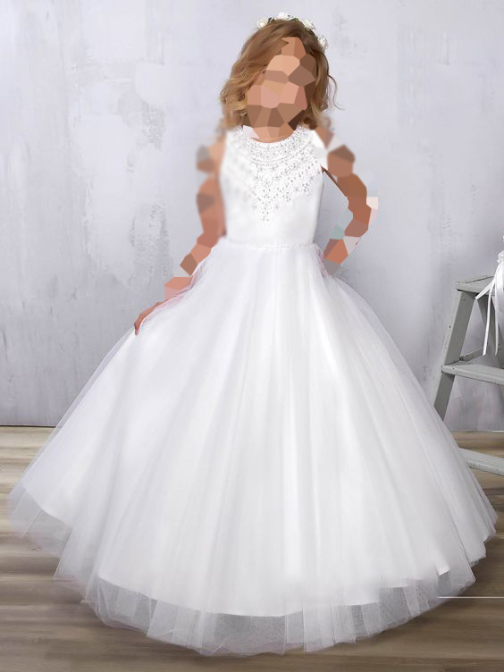 لباس عروس بچه گانه پف دار اینستاگرام