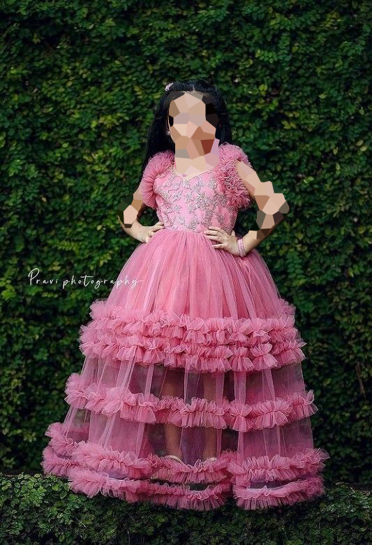 مدل لباس عروس بچه گانه پف دار سفارشی