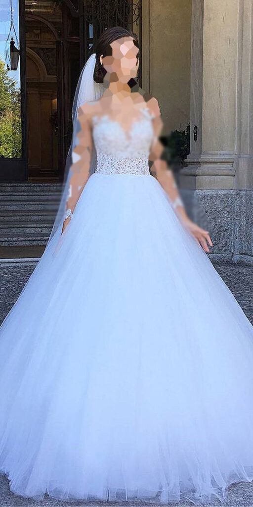 مدل لباس عروس پرنسسی زنانه