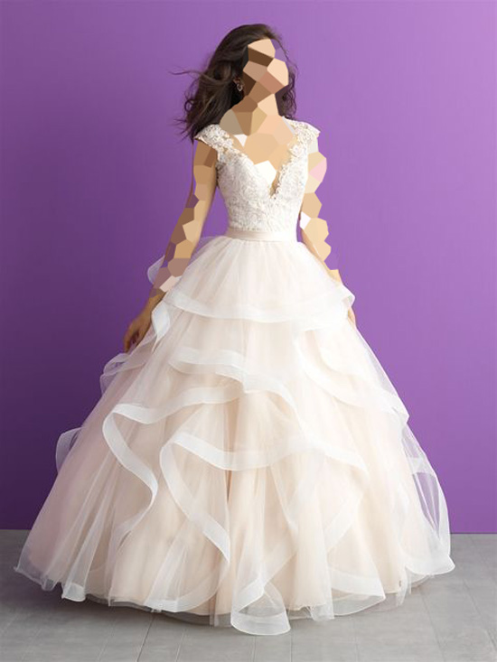عکس مدل جدید لباس عروس پرنسسی