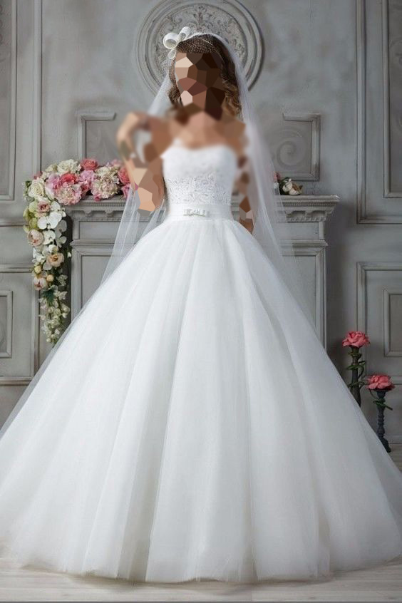 مدل لباس عروس پرنسسی پفی