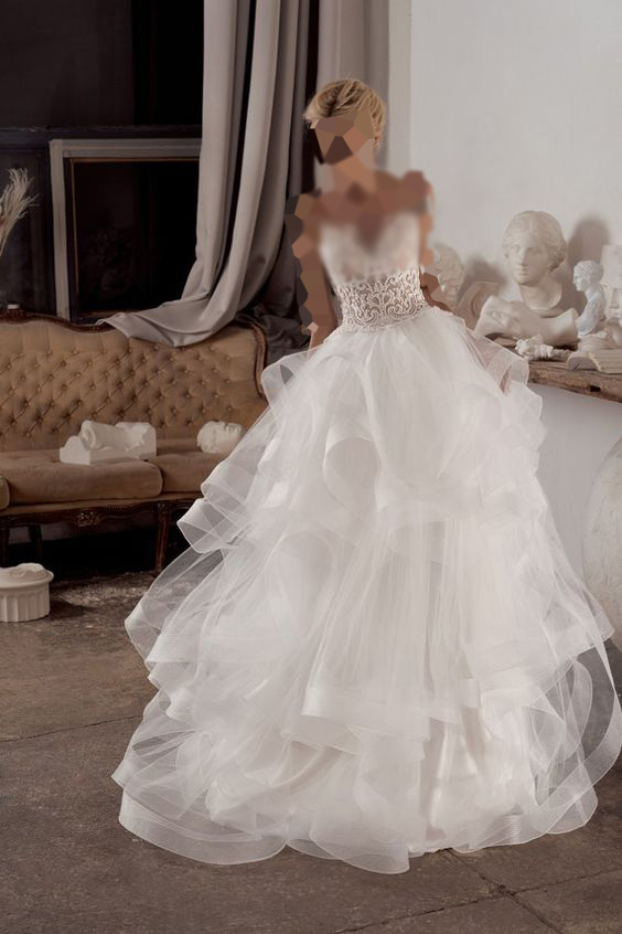 مدل لباس عروس پرنسسی پف دار