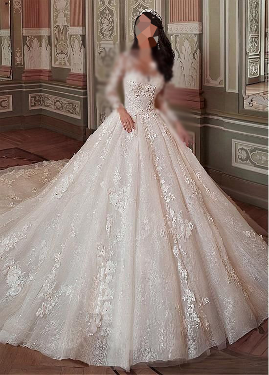 مدل لباس عروس پرنسسی پف دار جدید
