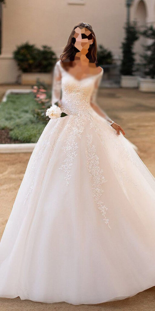 شیک ترین مدل لباس عروس پرنسسی پفی بلند