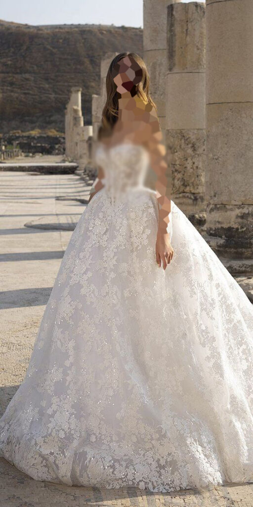 جدیدترین مدل لباس عروس پرنسسی پفی اروپایی