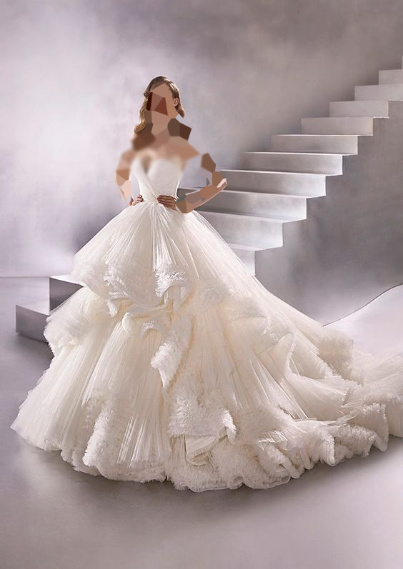 شیک ترین مدل لباس عروس پرنسسی پفی ایرانی